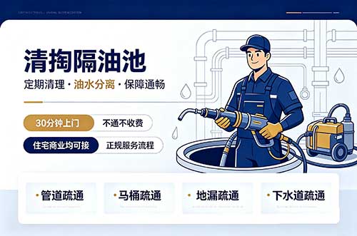 东丽清掏隔油池
